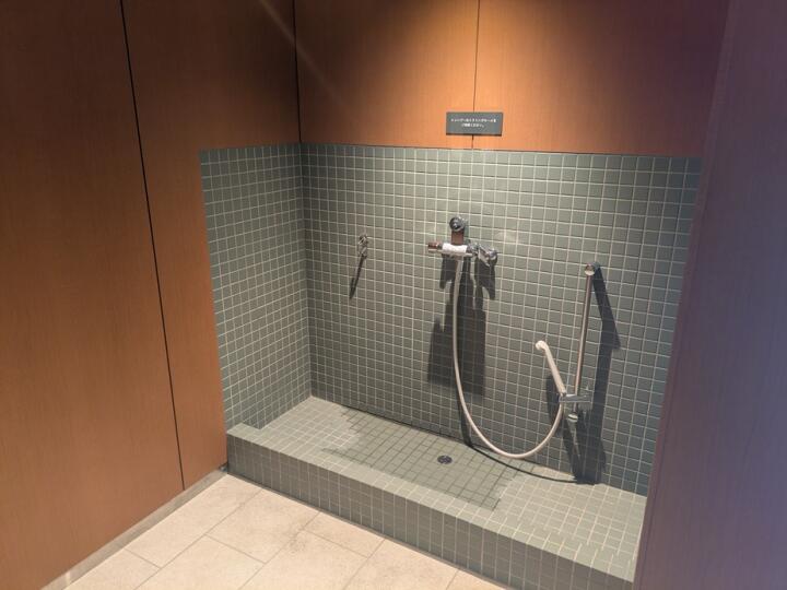 ペット用足洗い場